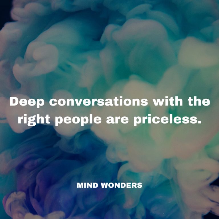 study enjoy deep conversations
