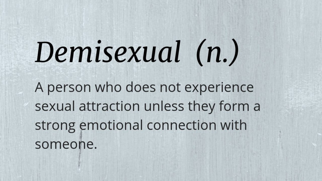 What Demisexual means?